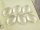 6 Cabochons Glas klar, 18 x 13 mm
