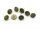 10 Ohrstecker in antik Bronze für 12 mm Cabochon