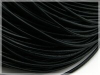 2 m echtes Lederband schwarz 3 mm