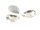 Cabochon als Tropfen 13 x 18 mm in klar 2 Stück
