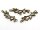 6 Verbinder als Zweig in antik Bronze