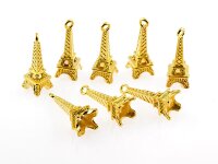 8 Eiffeltürme in goldfarben