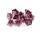 Glasblumen in Pflaume 9 mm 10 Stück