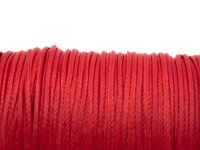 10 m Polyesterkordel gewachst rot 1 mm