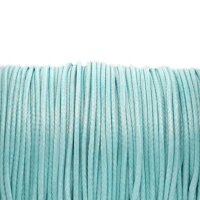 10 m Polyesterkordel gewachst azur 1 mm