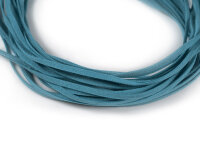 5 Veloursbänder je 1 m in hellblau