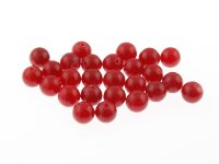 Jadeperlen in rot 6mm 20 Stück