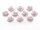 10 Cabochon Röschen in zart flieder, 10 mm