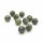 Jadeperlen 10 mm in olivgrün 10 Stück