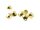 Glöckchen 10mm in goldfarben 30 Stück