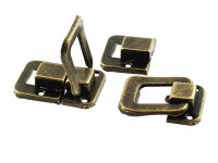 2 große Verschlüsse in antik Bronze