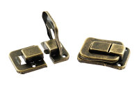 2 große Verschlüsse in antik Bronze