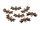 8 Verbinder als Schleifchen in antik Kupfer