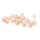 Glasschliffperlen in light Peach 8 mm 20 Stück