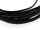 2 m echtes Lederband in schwarz, 3 mm breit