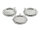 4 Rahmen in antik silber für 20 mm Cabochon