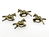4 Pferde in antik Bronze