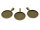 4 Fassungen in antik Bronze für 25 mm Cabochons