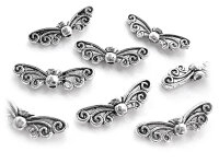 8 Engelsflügel in tibetsilber