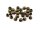 50 Zwischenperlen in antik Bronze, 6 mm