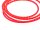 2 m geflochtenes Kunstlederband in neon orange - pink