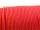 2 m geflochtenes Kunstlederband in neon orange - pink