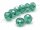 8 Glasschliffperle 12 mm smaragd