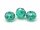 8 Glasschliffperle 12 mm smaragd