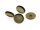 Rahmen als Knöpfe in antik Bronze für 14 mm Cabochons 2 Stück