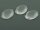2 Cabochons Glas klar, 40 x 30 mm