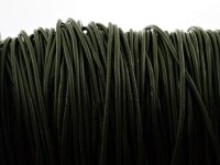 2 m echtes Lederband in waldgrün, 2 mm
