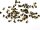 100 kleine Endkappen in antik Bronze, 6 mm