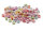 bunte Buchstabenperlen 7mm 300 Stück
