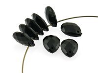 20 Acrylperlen in Glasschliffoptik als Tropfen in...