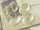 4 Cabochons Glas klar, 30 x 20 mm