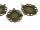 4 Fassung in antik Bronze, 23 x 17 mm
