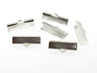 20 Bandklemmen in silberfarben, 20 mm