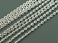 5 m Kette in silberfarben - Gliederkette