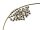 100 Zwischenperlen in silberfarben platiniert, 3 mm