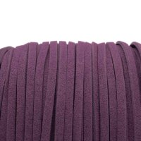 Band aus Wildlederimitat 3 mm Violett - 4 m