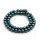 Glaswachsperlen 8mm Petrolblau Metallic 1 Strang