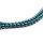 Glaswachsperlen 8mm Petrolblau Metallic 1 Strang