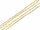 Feine Gliederkette langanhaltend goldfarben beschichtet, 2 m, ovale Glieder 2 x 1,5 mm