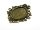2 massive Fassungen in antik Bronze für 30 x 25 mm Cabochons