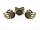 4 verzierte Ringrohlinge in antik Bronze mit Fassung für 12 mm Cabochons
