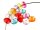 20 bunte Perlen aus Acryl in Glasschliffoptik, 12 mm
