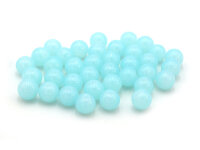 20 Glasperlen in Edelsteinoptik in mint, 8 mm