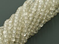 200 transparente Crackle Glasperlen, 4 mm Durchmesser