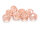 8 Glasschliffperlen in rosa, 12 mm