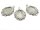 4 Fassungen in antik silberfarben für 18 x 13 mm Cabochon
